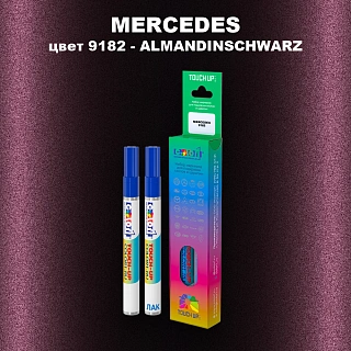 Маркер с краской MERCEDES, цвет 9182 - ALMANDINSCHWARZ