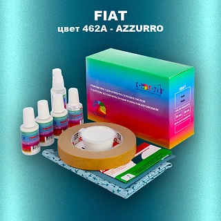 Ремкомплект для ремонта глубоких сколов и царапин FIAT, цвет 462A - AZZURRO