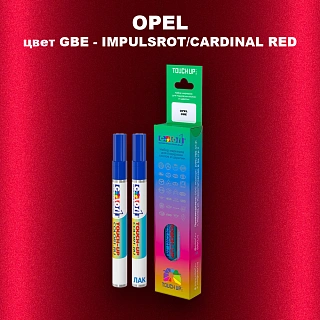 Маркер с краской OPEL, цвет GBE - IMPULSROT/CARDINAL RED
