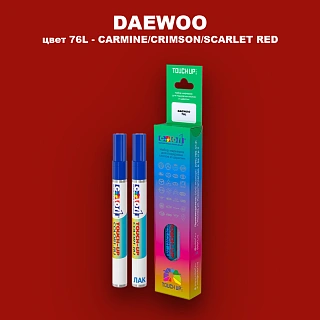 Маркер с краской DAEWOO, цвет 76L - CARMINE/CRIMSON/SCARLET RED
