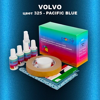 Ремкомплект для ремонта глубоких сколов и царапин VOLVO, цвет 325 - NEDCAR-PACIFIC BLUE