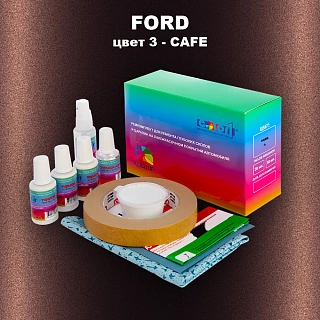 Ремкомплект для ремонта глубоких сколов и царапин FORD, цвет 3 - CAFE