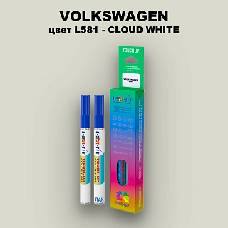 Карандаш-маркер с краской VOLKSWAGEN, цвет L581 - CLOUD WHITE