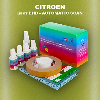 Ремкомплект для ремонта глубоких сколов и царапин CITROEN, цвет EHD - AUTOMATIC SCAN