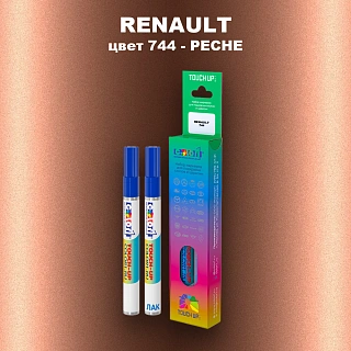Карандаш-маркер с краской RENAULT, цвет 744 - PECHE