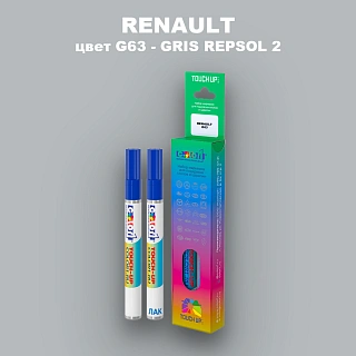 Карандаш-маркер с краской RENAULT, цвет G63 - GRIS REPSOL 2