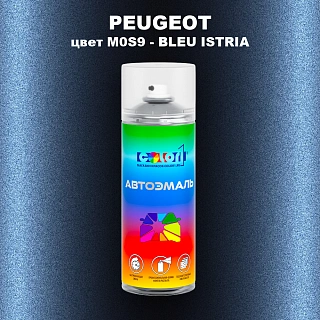 Аэрозольная краска PEUGEOT, цвет M0S9 - BLEU ISTRIA