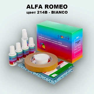 Ремкомплект для ремонта глубоких сколов и царапин ALFA ROMEO, цвет 214B - BIANCO