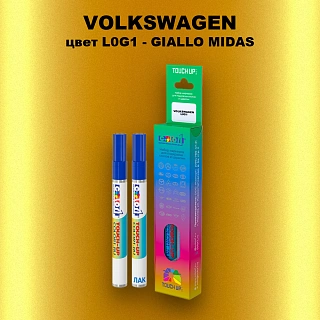 Маркер с краской VOLKSWAGEN, цвет L0G1 - GIALLO MIDAS
