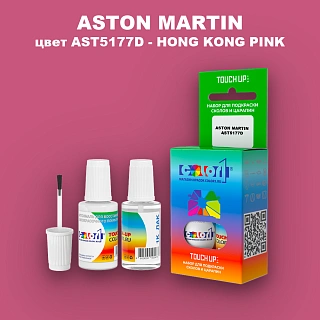 Краска для сколов во флаконе с кисточкой ASTON MARTIN, цвет AST5177D - HONG KONG PINK