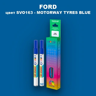 Маркер с краской FORD, цвет SVO163 - MOTORWAY TYRES BLUE