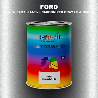 Автомобильная краска FORD, цвет WSS-M16J14-B2 - CARBONIZED GRAY LOW GLOSS