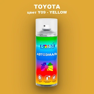 Аэрозольная краска TOYOTA, цвет Y09 - YELLOW