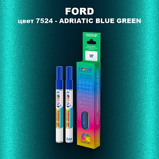 Маркер с краской FORD, цвет 7524 - ADRIATIC BLUE GREEN