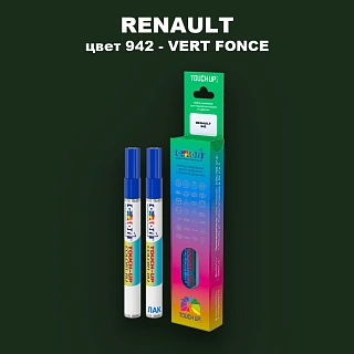 Карандаш-маркер с краской RENAULT, цвет 942 - VERT
