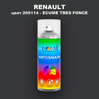 Аэрозольная краска RENAULT, цвет 205114 - ECUME TRES FONCE