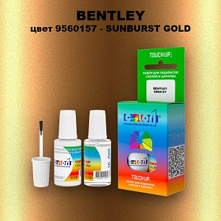 Краска для сколов во флаконе с кисточкой BENTLEY, цвет 9560157 - SUNBURST GOLD