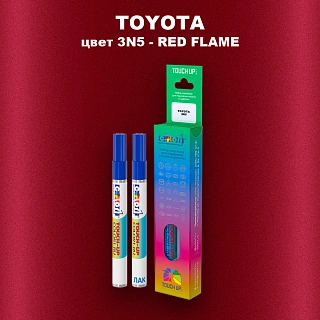 Карандаш-маркер с краской TOYOTA, цвет 3N5 - RED FLAME