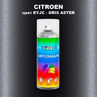 Аэрозольная краска CITROEN, цвет EYJC - GRIS ASTER