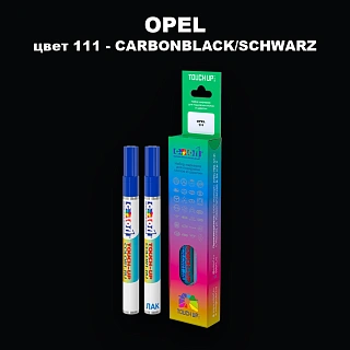 Маркер с краской OPEL, цвет 111 - CARBONBLACK/SCHWARZ