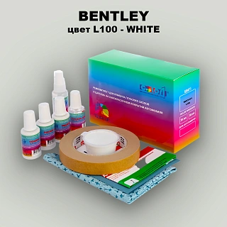 Ремкомплект для ремонта глубоких сколов и царапин BENTLEY, цвет L100 - WHITE