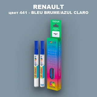 Карандаш-маркер с краской RENAULT, цвет 441 - BLEU BRUME