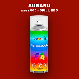 Аэрозольная краска SUBARU, цвет 685 - SPILL RED