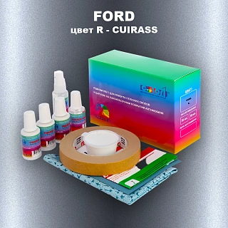 Ремкомплект для ремонта глубоких сколов и царапин FORD, цвет R - CUIRASS