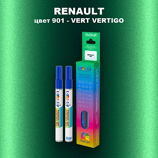 Карандаш-маркер с краской RENAULT, цвет 901 - VERT VERTIGO