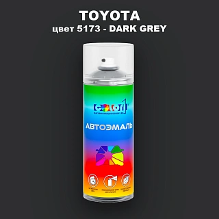 Аэрозольная краска TOYOTA, цвет 5173 - DARK GRAY (2)