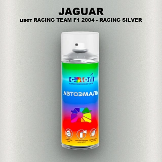 Аэрозольная краска JAGUAR, цвет RACING TEAM F1 2004 - RACING SILVER