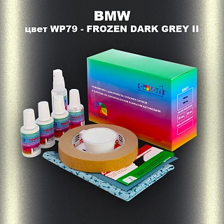 Ремкомплект для ремонта глубоких сколов и царапин BMW, цвет WP79 - FROZEN DARK GREY II