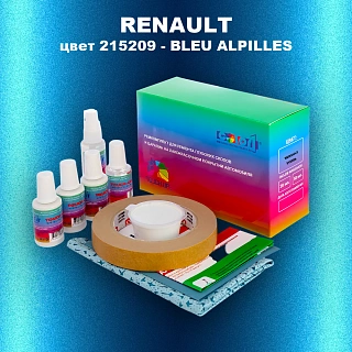 Ремкомплект для ремонта глубоких сколов и царапин RENAULT, цвет 215209 - BLEU ALPILLES