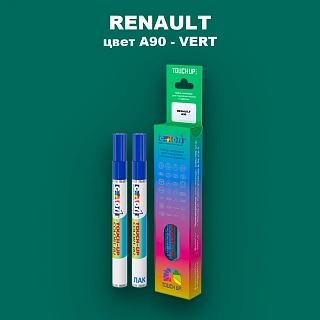 Карандаш-маркер с краской RENAULT, цвет A90 - VERT