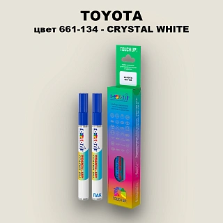 Карандаш-маркер с краской TOYOTA, цвет 661-134 - CRYSTAL WHITE