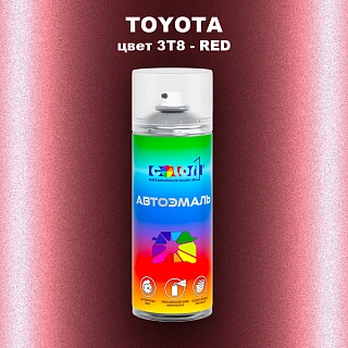 Аэрозольная краска TOYOTA, цвет 3T8 - RED