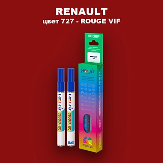 Карандаш-маркер с краской RENAULT, цвет 727 - ROUGE VIF (2C)