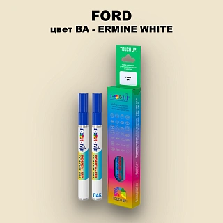 Маркер с краской FORD, цвет BA - ERMINE WHITE