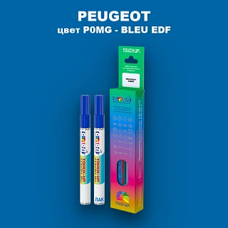 Маркер с краской PEUGEOT, цвет P0MG - BLEU EDF