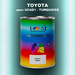 Автомобильная краска TOYOTA, цвет UCAD1 - TURQUOISE (1)