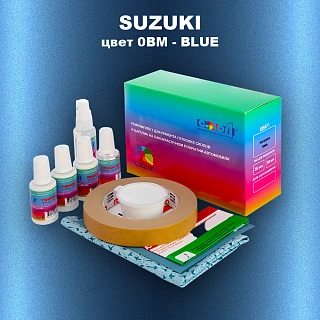 Ремкомплект для ремонта глубоких сколов и царапин SUZUKI, цвет 0BM - MIAMI BLUE