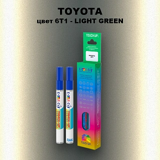 Карандаш-маркер с краской TOYOTA, цвет 6T1 - LIGHT GREEN