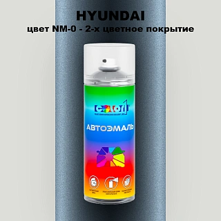 Аэрозольная краска HYUNDAI, цвет NM-0 - 2-х цветное покрытие