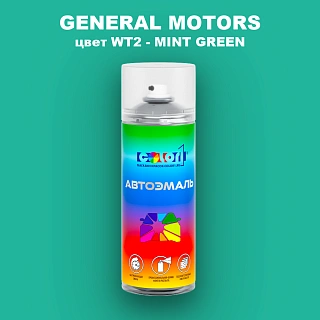 Аэрозольная краска GM цвет GM - WT2 - MINTGREEN