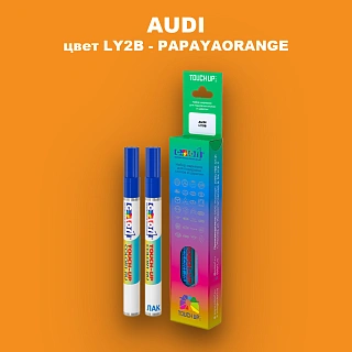 Маркер с краской AUDI, цвет LY2B - PAPAYAORANGE