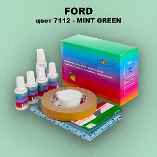 Ремкомплект для ремонта глубоких сколов и царапин FORD, цвет 7112 - MINT GREEN