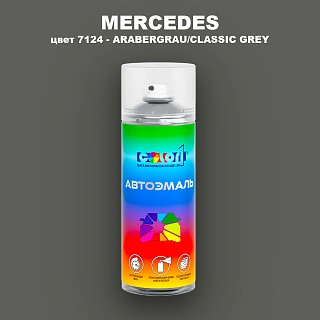 Аэрозольная краска MERCEDES, цвет 7124 - ARABERGRAU