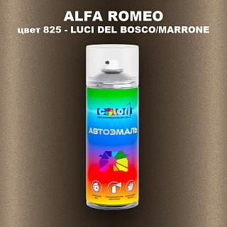 Аэрозольная краска ALFA ROMEO, цвет 825 - LUCI DEL BOSCO/MARRONE