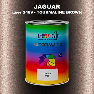 Автомобильная краска JAGUAR, цвет 2489 - TOURMALINE BROWN