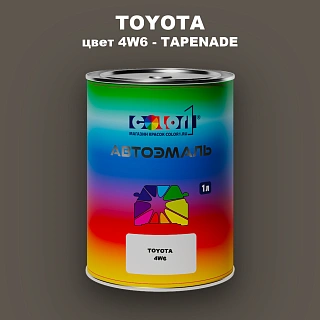 Автомобильная краска TOYOTA, цвет 4W6 - TAPENADE